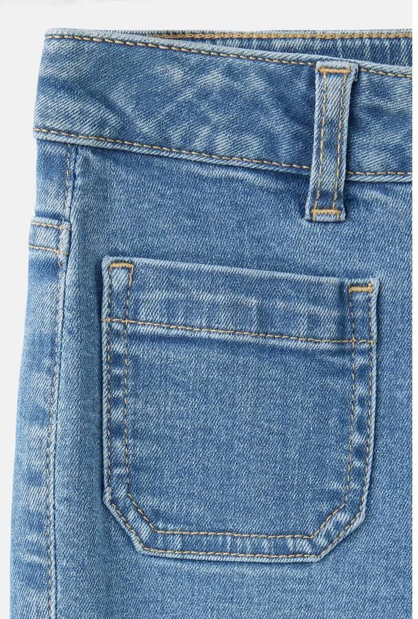 Mango Kids flared jeans changeant blauw