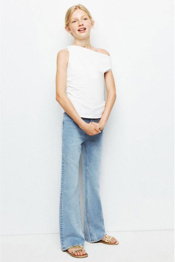 Mango Kids flared jeans lichtblauw