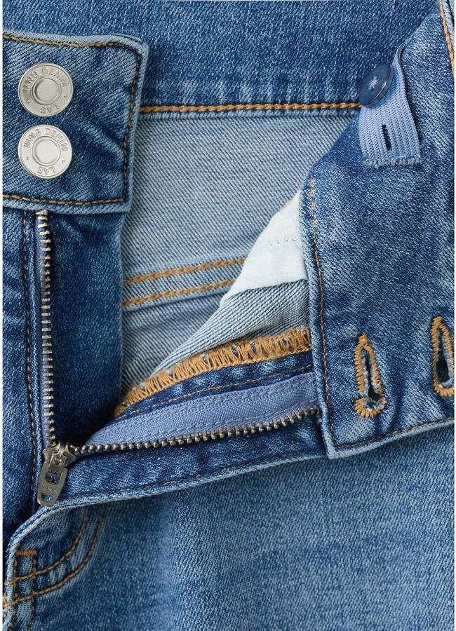Mango Kids flared jeans met split medium blauw - Foto 2