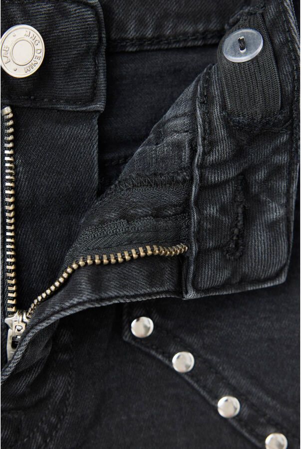 Mango Kids flared jeans met studs zwart - Foto 2