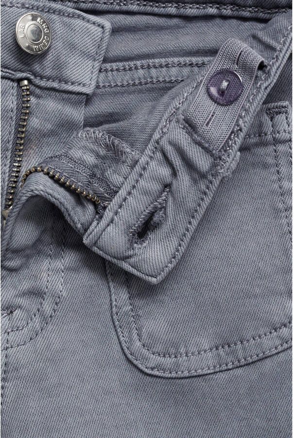 Mango Kids flared jeans middenblauw Meisjes Katoen Effen 116 - Foto 2