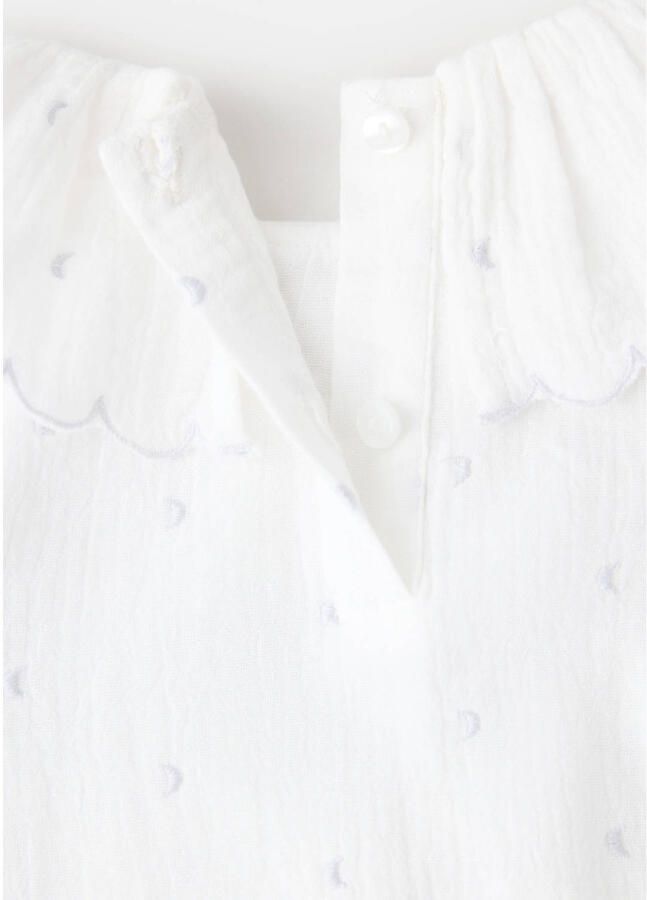 Mango Kids gebloemde blousetop wit - Foto 2