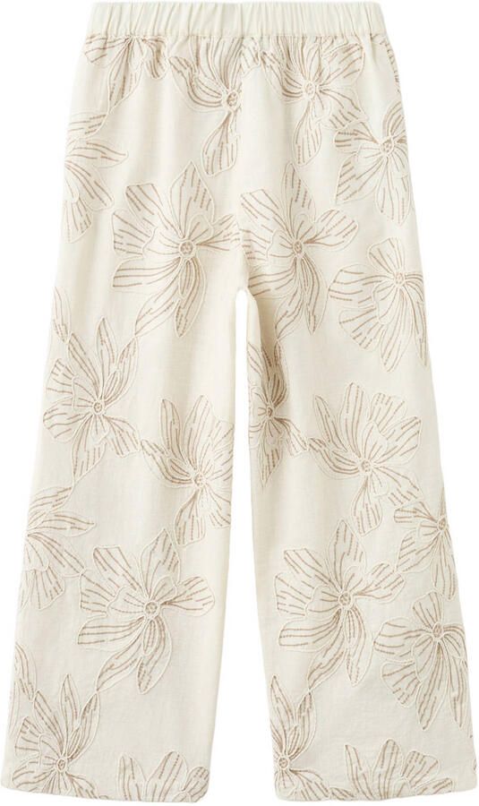 Mango Kids gebloemde casual broek