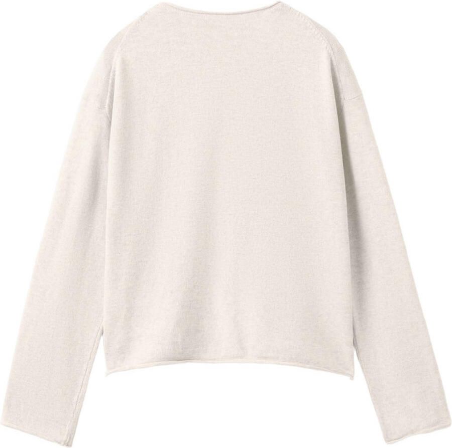 Mango Kids gebreid vest beige - Foto 2
