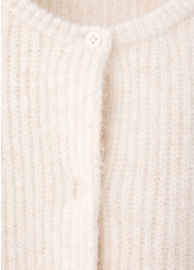 Mango Kids gebreid vest beige - Foto 2
