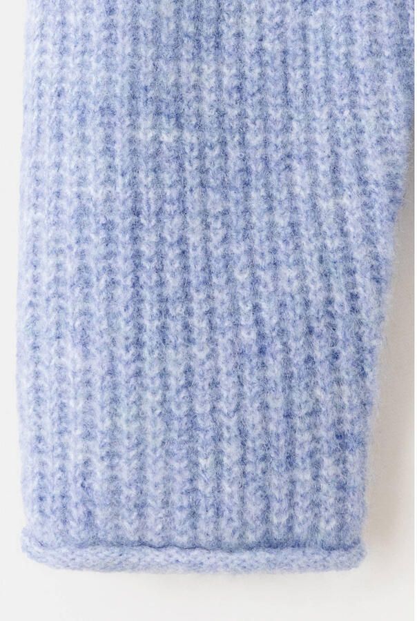 Mango Kids gebreid vest blauw - Foto 2