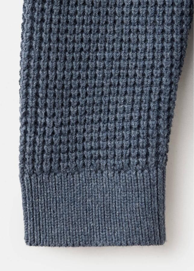Mango Kids gebreide trui donkerblauw - Foto 2