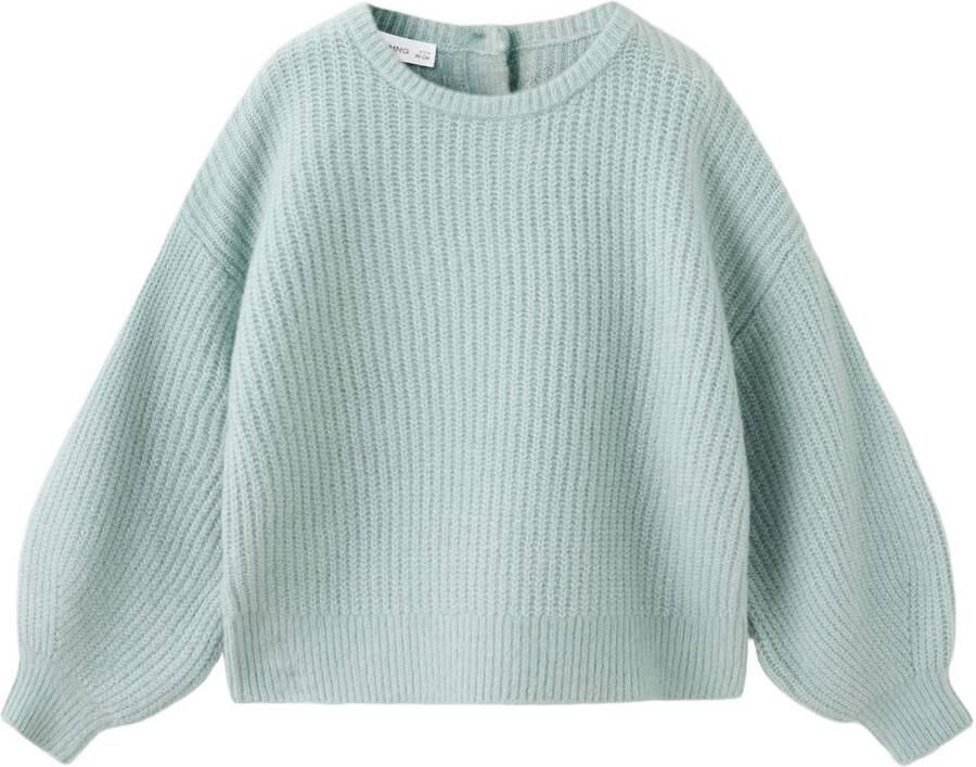 Mango Kids gebreide trui mintgroen