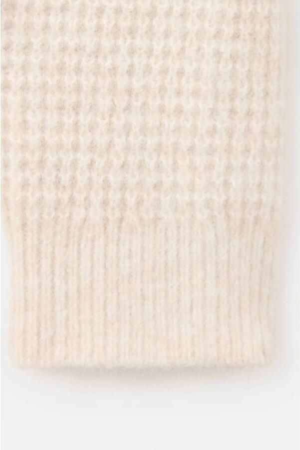 Mango Kids gebreide trui zand Beige Jongens Acryl Ronde hals Effen - Foto 3