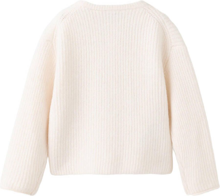 Mango Kids gebreid vest beige - Foto 2