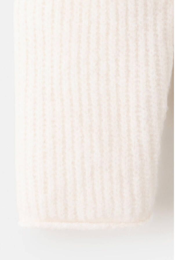 Mango Kids gebreid vest beige - Foto 3