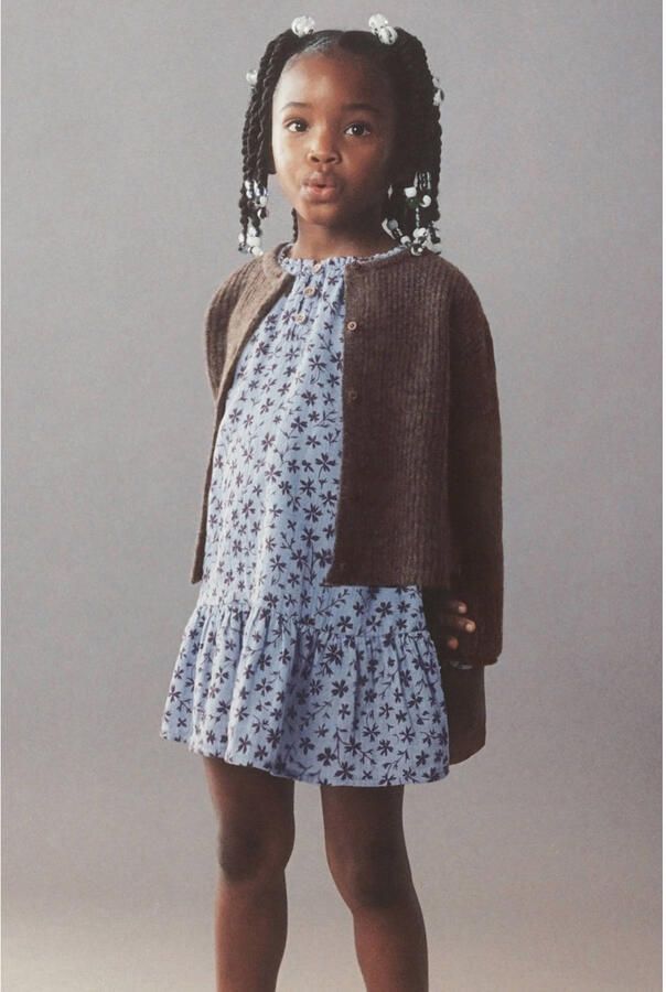 Mango Kids gebreide vest bruin - Foto 2