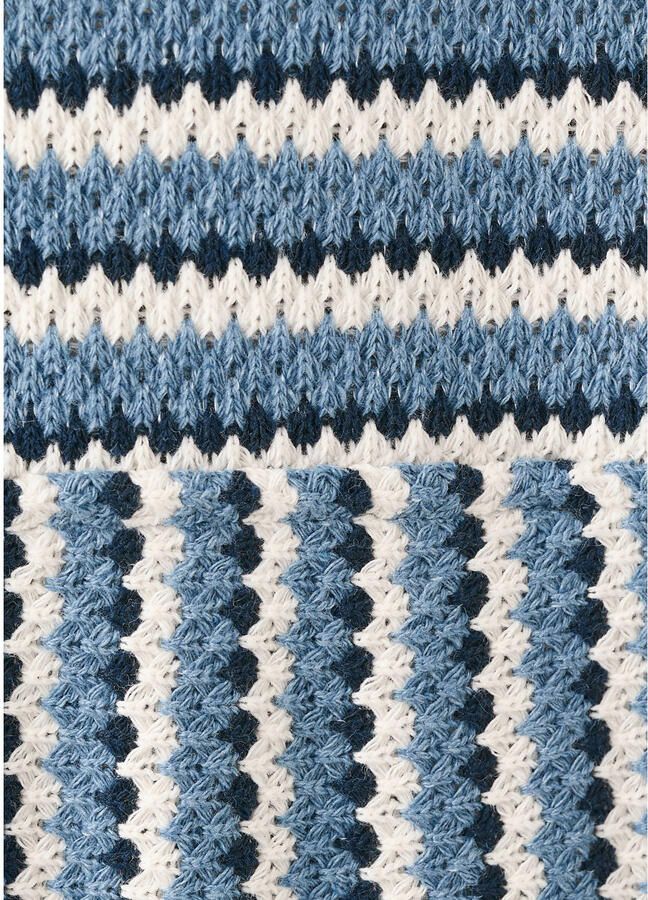 Mango Kids gestreepte jumpsuit blauw - Foto 2