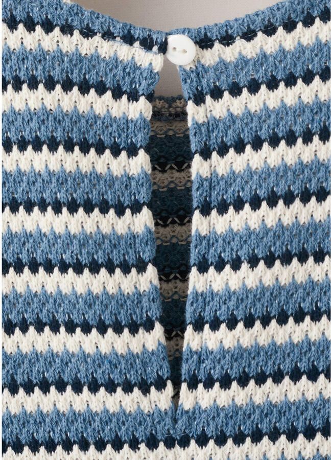 Mango Kids gestreepte jumpsuit blauw - Foto 3