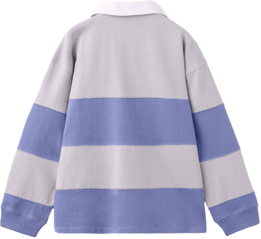 Mango Kids gestreepte polo blauw - Foto 2