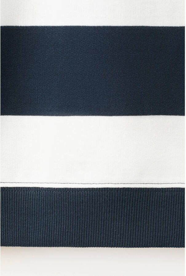 Mango Kids gestreepte sweater marineblauw - Foto 3