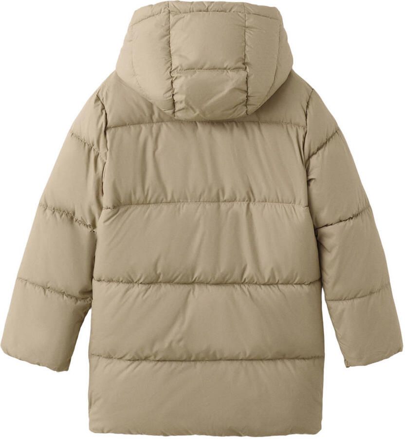 Mango Kids gewatteerde jas bruin - Foto 2