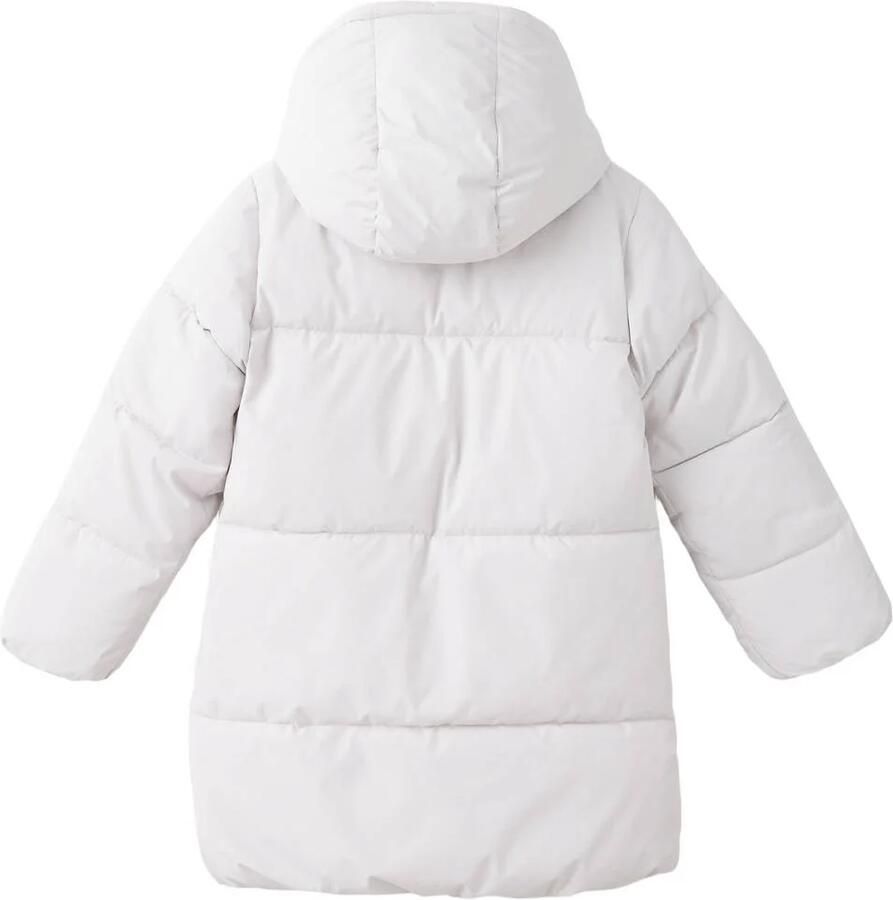 Mango Kids gewatteerde winterjas ecru - Foto 2