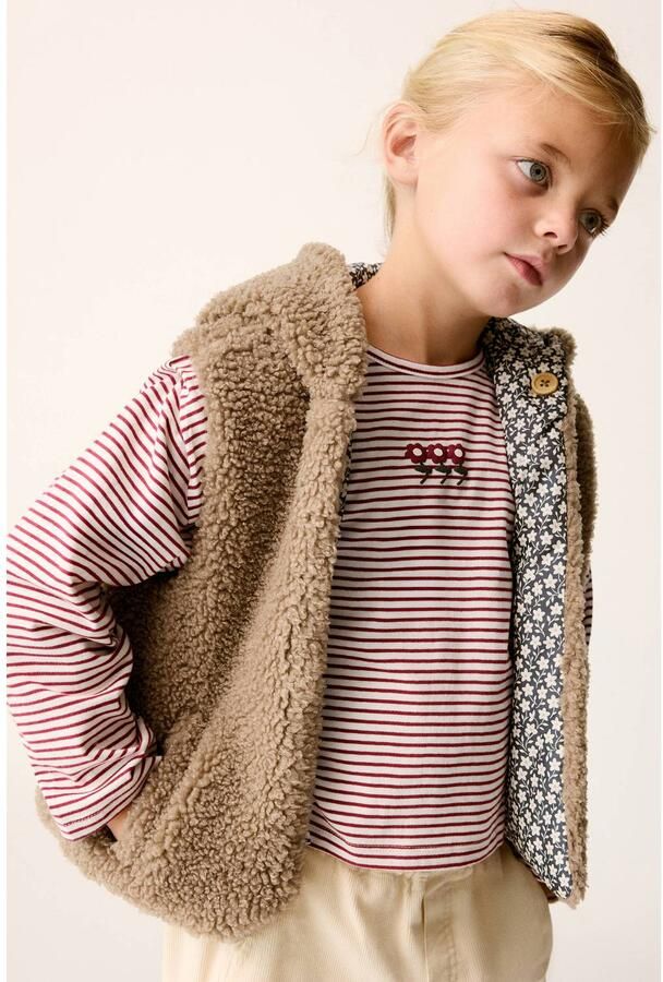 Mango Kids gilet bruin - Foto 2