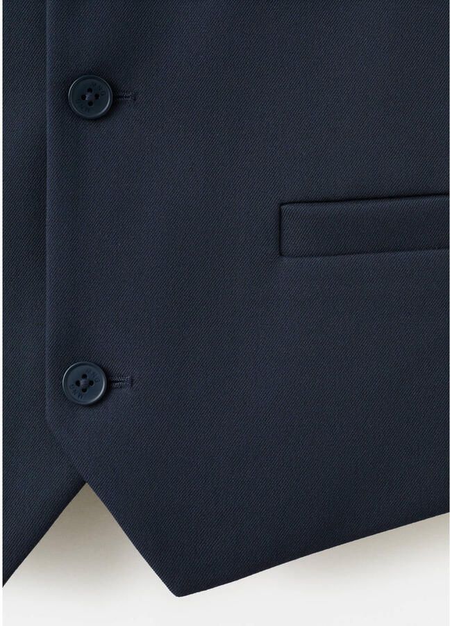 Mango Kids gilet marineblauw - Foto 2