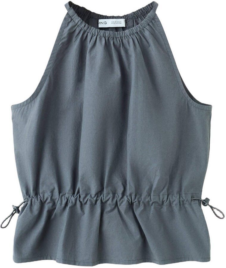 Mango Kids haltertop antraciet