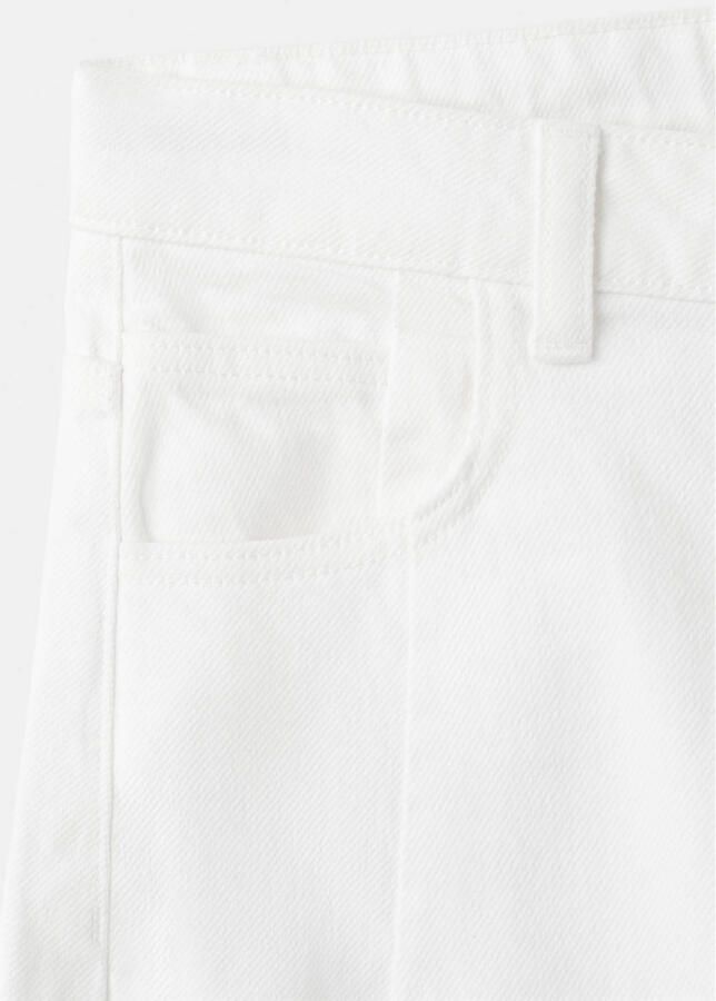 Mango Kids high waist barrel jeans wit - Foto 2
