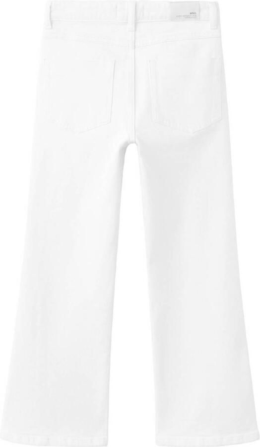 Mango Kids high waist flared jeans wit - Foto 3