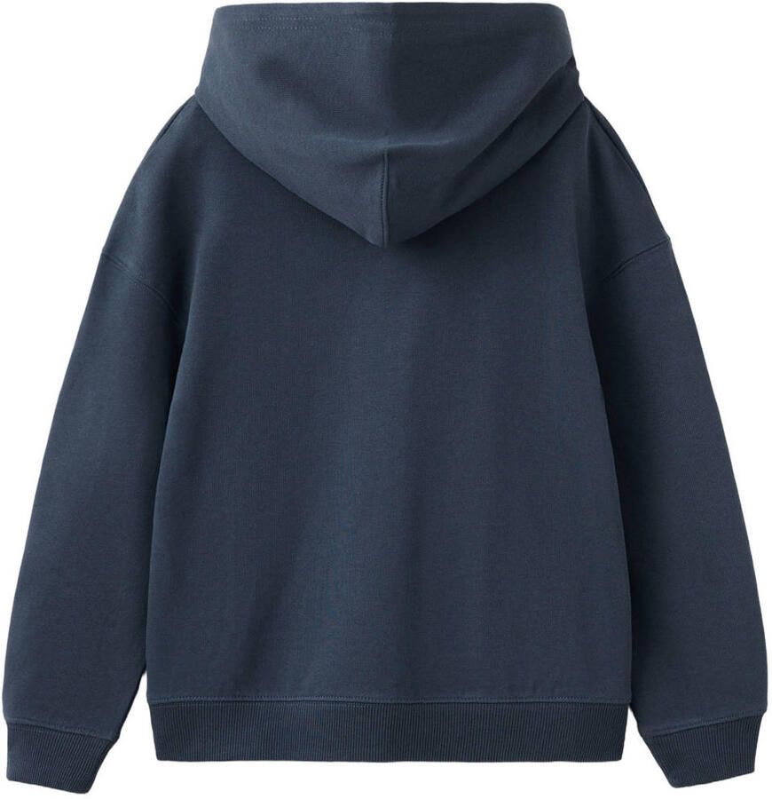 Mango Kids hoodie donkerblauw - Foto 2