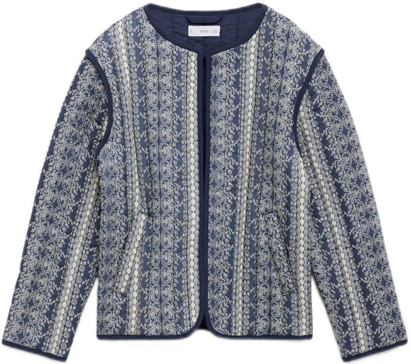 Mango Kids jasje voor binnen donkerblauw