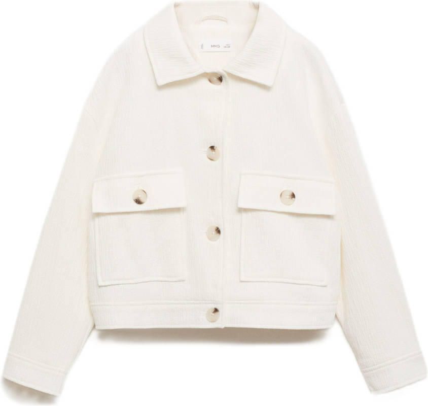 Mango Kids jasje voor binnen ecru