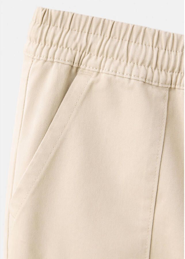 Mango Kids joggingbroek beige - Foto 2