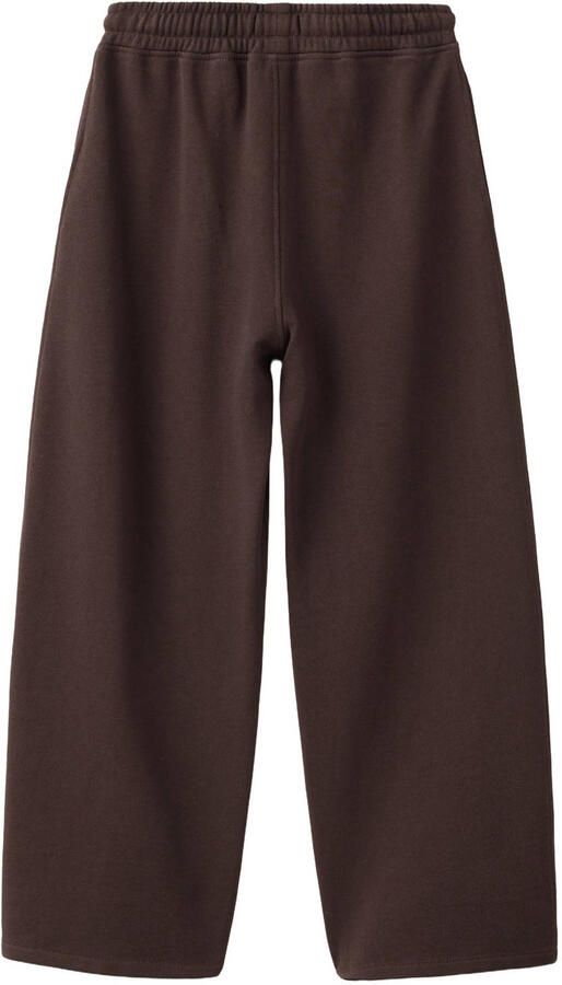 Mango Kids joggingbroek donkerbruin - Foto 3