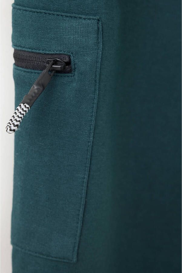 Mango Kids joggingbroek donkergrenen - Foto 2