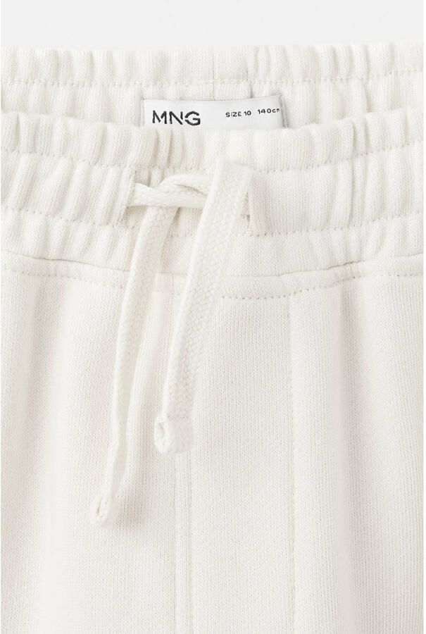 Mango Kids joggingbroek ecru - Foto 2
