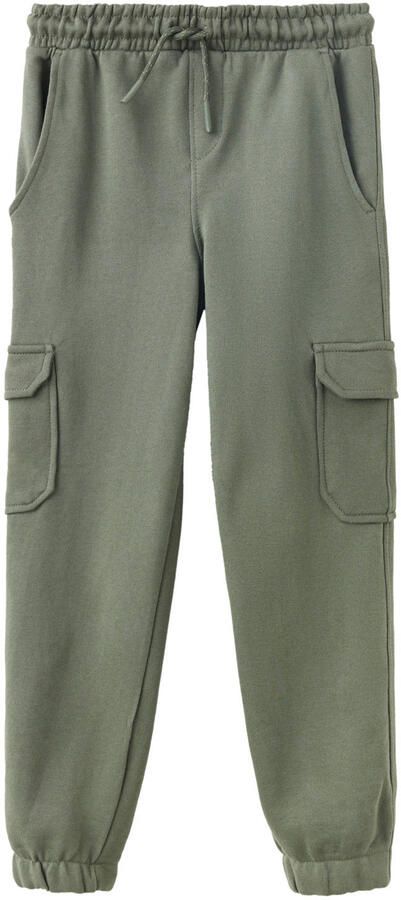 Mango Kids joggingbroek kaki