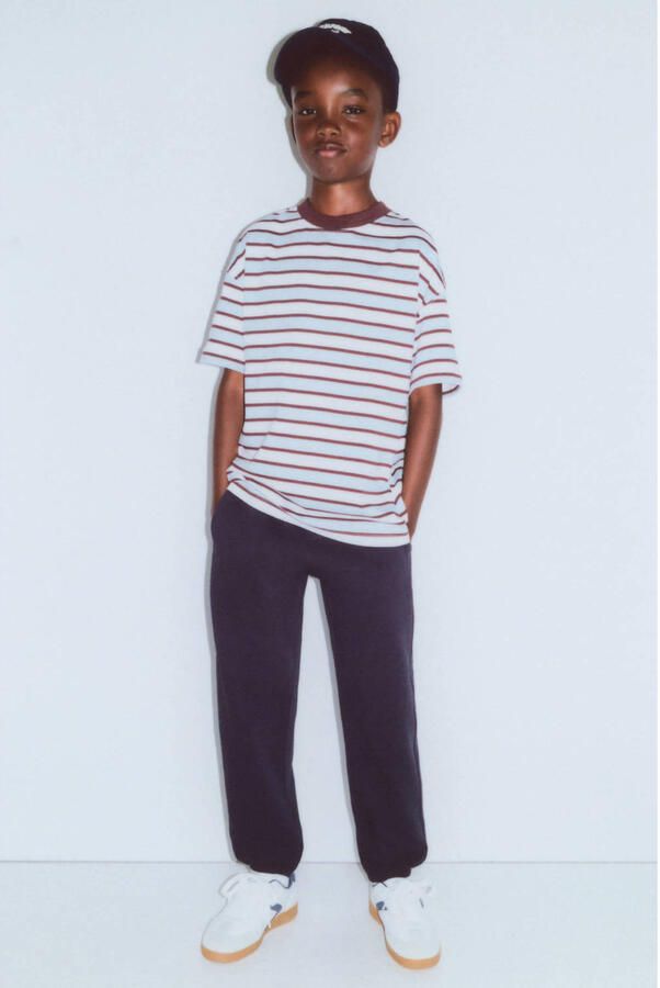 Mango Kids joggingbroek marineblauw
