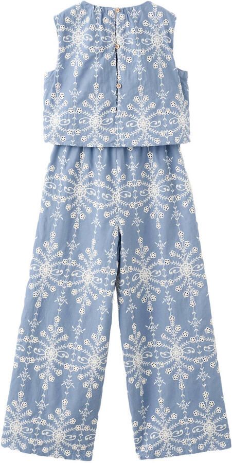 Mango Kids jumpsuit blauw - Foto 3