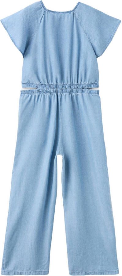 Mango Kids jumpsuit blauw - Foto 2