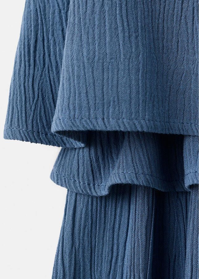 Mango Kids jumpsuit donkerblauw - Foto 3
