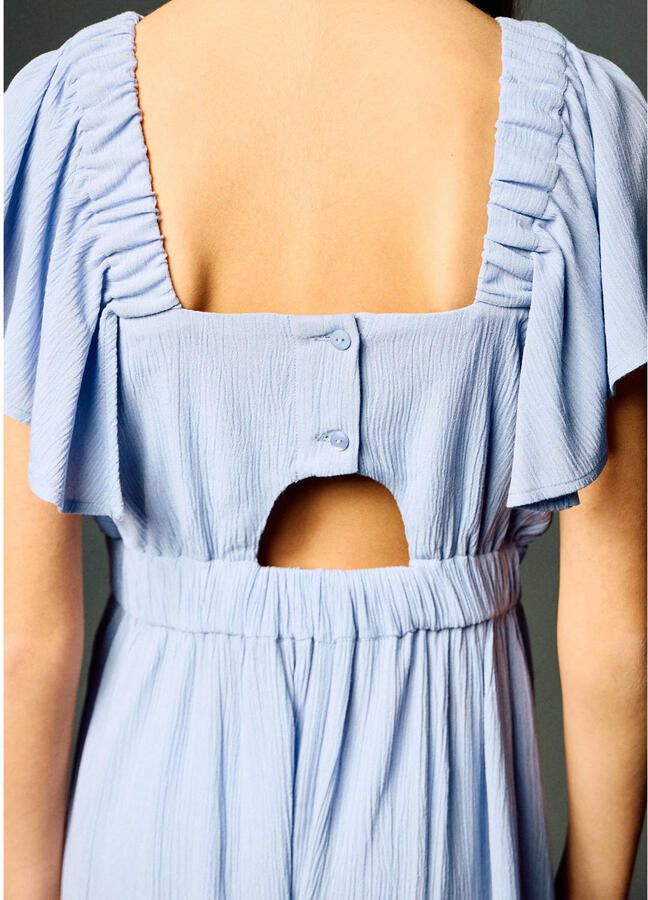 Mango Kids jumpsuit lichtblauw - Foto 2