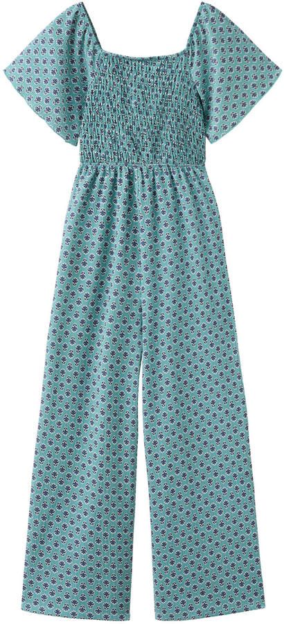 Mango Kids jumpsuit turquoise