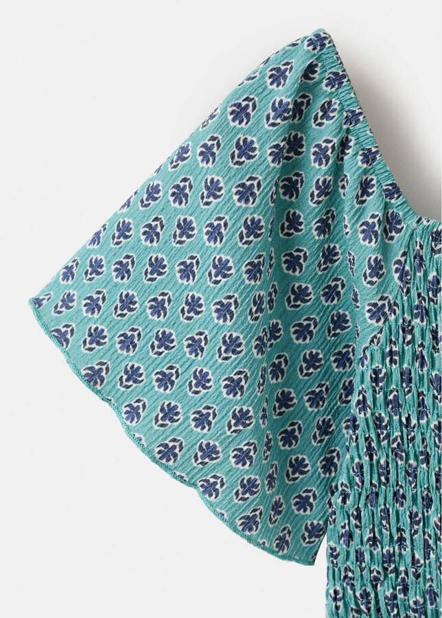Mango Kids jumpsuit turquoise - Foto 3
