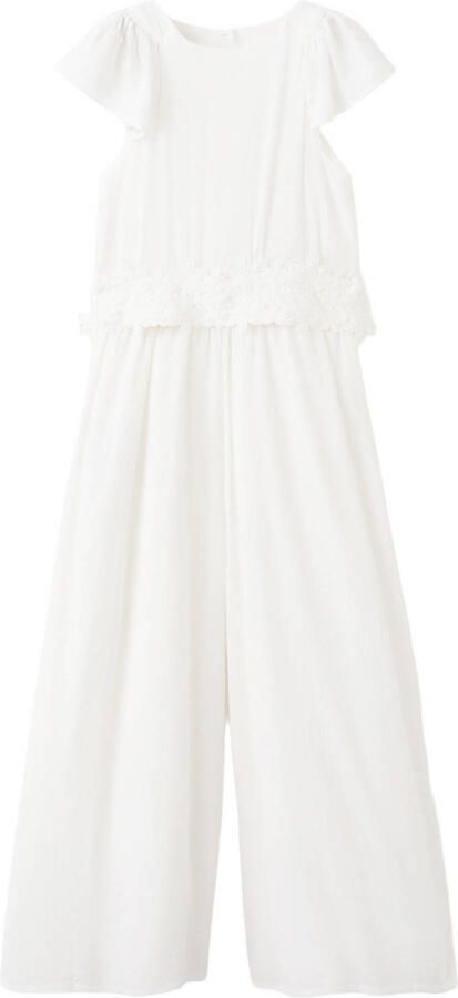 Mango Kids jumpsuit wit