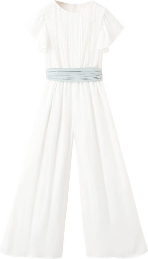 Mango Kids jumpsuit wit