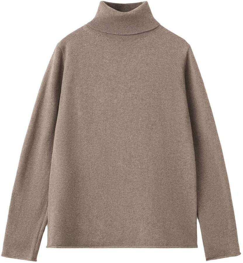 Mango Kids katoenen coltrui bruin