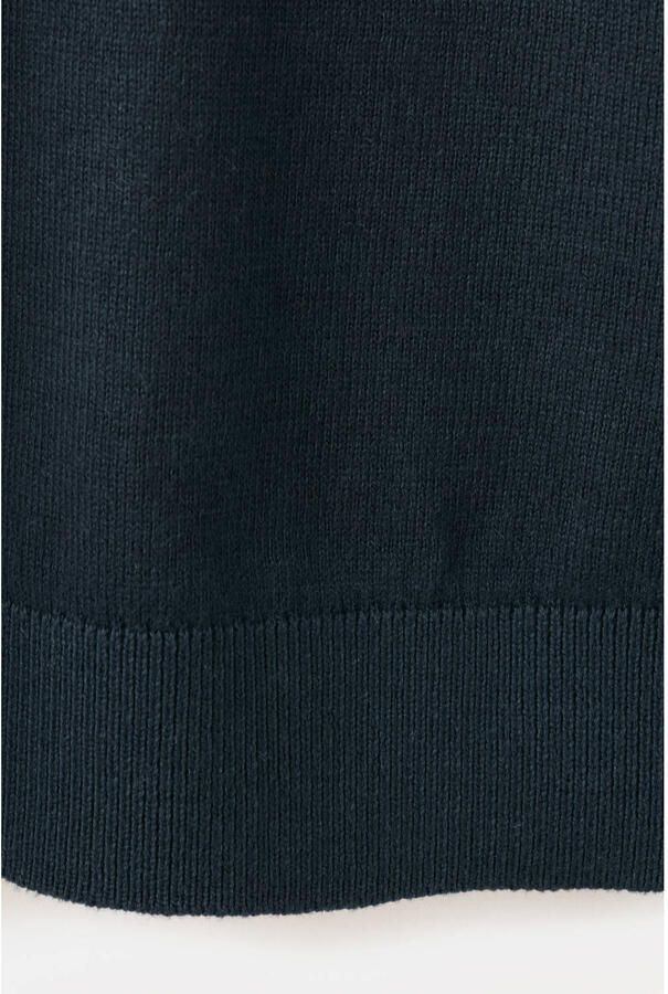 Mango Kids katoenen gebreide trui marineblauw - Foto 2