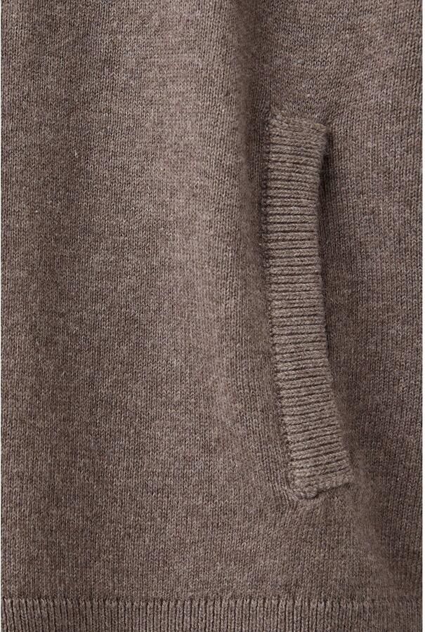 Mango Kids katoenen gebreide vest bruin - Foto 3