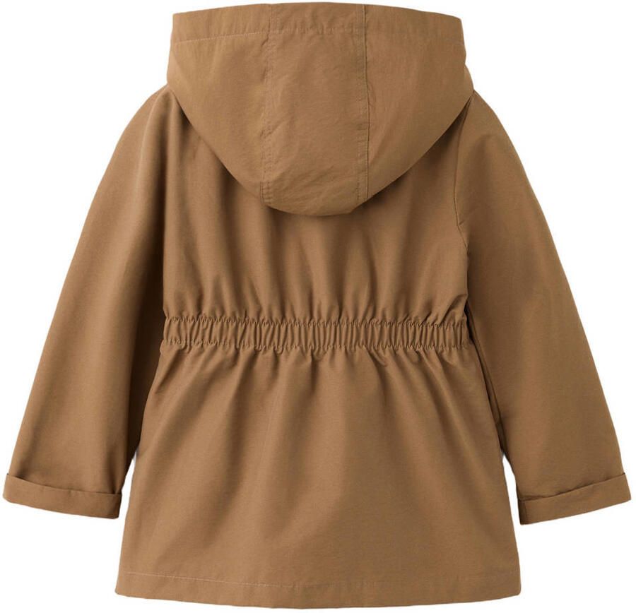 Mango Kids katoenen parka bruin - Foto 2