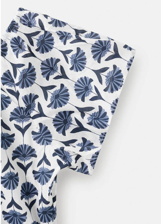 Mango Kids korte jurk blauw - Foto 2