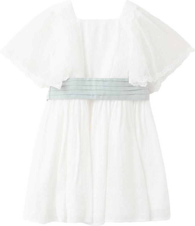 Mango Kids korte jurk wit